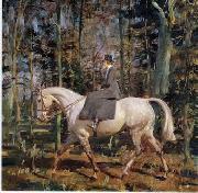 unknow artist Classical hunting fox, Equestrian and Beautiful Horses, 092. Germany oil painting artist